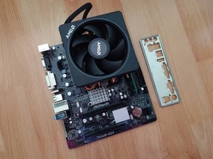PC Bundle Set AMD FX-8350 AM3+, ASRock 760GM-HDV, 8GB DDR3 RAM, micro-ATX Blende - Zdjęcie 1 z 4