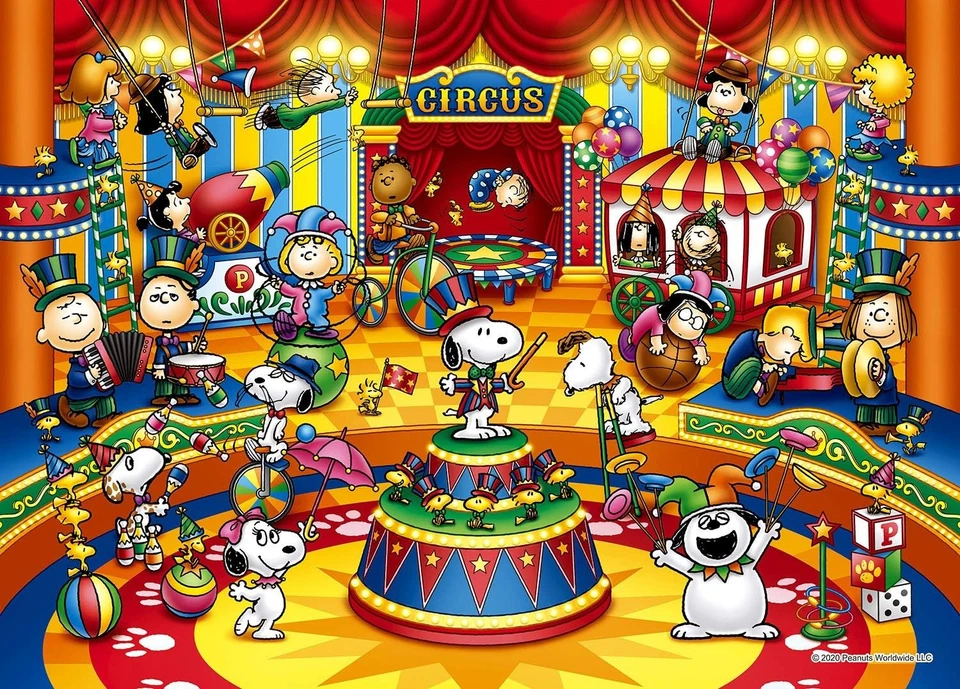 2000 Pieces Jigsaw Puzzle Peanuts Snoopy Circus Super Small Piece 89542147