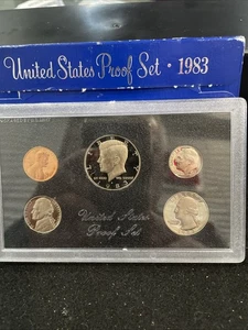 1983-S US Mint Proof Set 5 Coin Set OGP Original Government Packaging - Picture 1 of 2