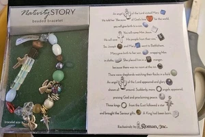 Neu im Karton Geschichte von Jesus Perlenarmband Krippengeschichte nie geöffnet - Bild 1 von 2