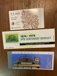 Australia Booklet Lot, MNH - Each clean & complete, Stamp Expo 1989 & 1974 - Picture 1 of 7