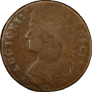 1787 Connecticut 1/2p M33.17-gg.2 Drapierte Büste links ET LIR PCGS F12 Syd Martin Ta - Bild 1 von 9
