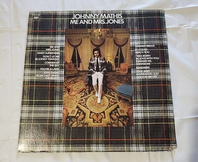  JOHNNY MATHIS Me And Mrs. Jones LP Album KC32114 - Image 1 of 4
