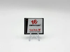 2003 Vintage Sandisk 16mb Compact Flash Card (SDCFB-16-101) - Picture 1 of 2