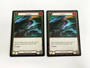 Sloggism Red (X2) Welcome To Rathe UNLIMITED Flesh and Blood WTR221 - Picture 1 of 2