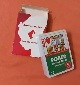 Pokerkarten Julius Meinl Poker playing Cards ASS Altenburger - Picture 1 of 5
