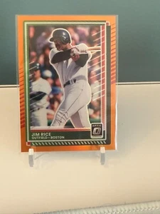2025 Donruss Baseball Jim Rice Optic Orange Prizm #34 #d/199 - Picture 1 of 2