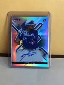 2022 Topps Finest Otto Lopez #FA-OL On Card Auto Refractor RC + Bonus - Picture 1 of 3