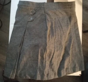 Lands' End Mädchen Strick Skort einfarbig am Knie anthrazit meliert 12 #25 - Bild 1 von 3
