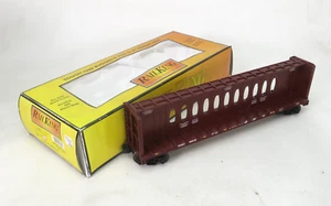 Rail King 30-76419 BNSF Center I-Beam Flachwagen, Spur O - Bild 1 von 9
