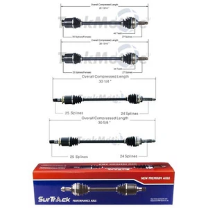 SurTrack Set of Front & Rear CV Axle Shafts KIT For Impreza WRX H4 Wagon AWD - Picture 1 of 1