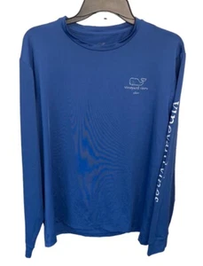 Vineyard Vines Performance OHIO Long Sleeve Tee Size Medium Blue - Picture 1 of 4