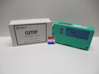 NTT AT Cletop reel type A fiber optic cleaner cassette with blue tape 14100501 - Image 1 of 3
