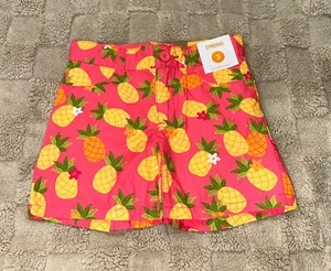 Gymboree girls size 3 pineapple print bermuda shorts with adjustable waist - Picture 1 of 3