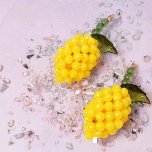 Pendientes de gota con cuentas de piña - Imagen 1 de 3