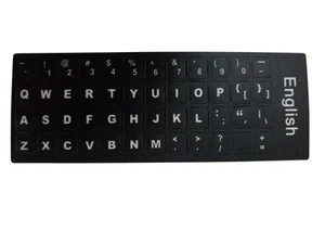 Englische Tastaturaufkleber English (Nr. 1). Versand heute - Photo 1/3