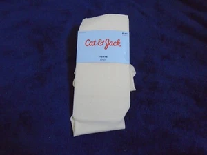 NEW Cat & Jack Light Beige Tights, Size 4-6X, Nylon & Spandex, Footed - Picture 1 of 1