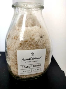 NEW Hearth and Hand with Magnolia Orange Amber Bath Salts - Picture 1 of 3