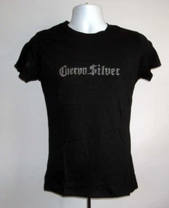 New Cuervo Silver Tequila T SHIRT Womens Large Bling Straight Up Smoother - Picture 1 of 2