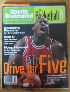 MICHAEL JORDAN Sports Illustrated 1996-97 Pro Basketball CHICAGO BULLS No Label - Picture 1 of 1
