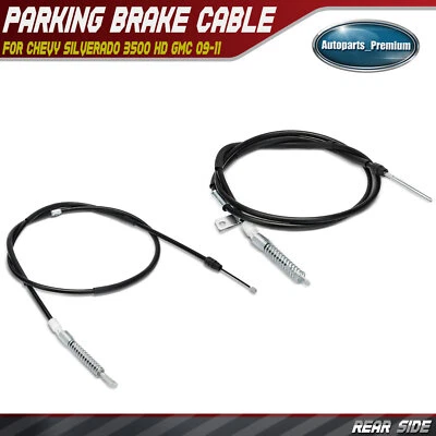Rear LH & RH Parking Brake Cable for Chevy Silverado 3500 HD GMC Sierra 3500 HD - Image 1 of 4