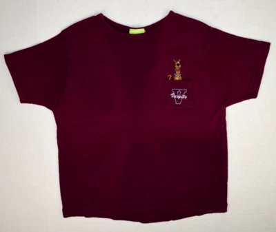 Camiseta Vintage Talla S/M Años 90 00 Scooby Doo Bordada Scooby Bolsillo Hecha en EE. UU. Foto 1 de 4