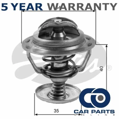 Gates Coolant Thermostat Fits Ford KA (1997-2008) Fiesta (2001-2008) - GAT8028 - Image 1 of 4
