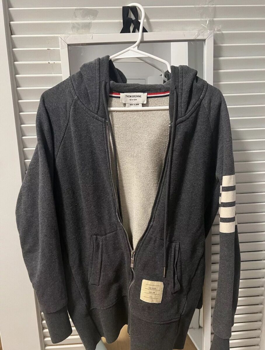 Thom Browne Gray Hoodies & Sweatshirts for Men for Sale Thom Browne Gray Hoodies & Sweatshirts for Men for Sale