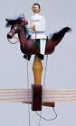 Wolfgang Werner German Wooden Toy - Pendelreiter - Medical Doctor on Brown Horse