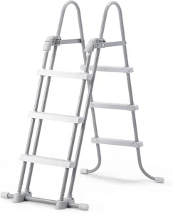 INTEX Deluxe Pool Ladder with Removable Steps for 36-Inch and 42-Inch Wall Heigh - Picture 1 of 3