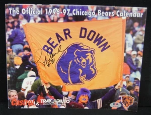 BOBBY ENGRAM Autographed Chicago Bears 1996-97 Official Calendar PSA/DNA - Picture 1 of 4
