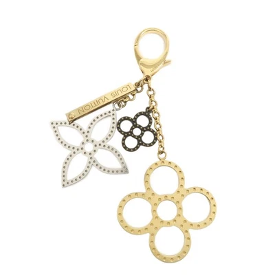 Louis Vuitton Bijoux Sac Tapage Bag Charm Gold Silver Black M65090 Auth Used F/S - Image 1 of 4