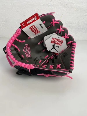 Franklin 22321-12" Fastpitch Pro Series Pink Softball Glove LHT Hand Throw NEW!! - Image 1 of 4
