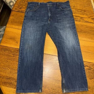 Levi's 569 Men's Straight Jeans Size 40x30 Blue Denim Cotton Stretch - Picture 1 of 7