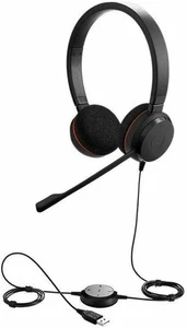 Jabra Evolve 20 Microsoft Lync Stereo Headset, Black HSC016 - Picture 1 of 3