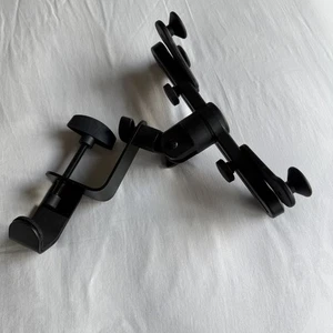 Support de Support Tablette/Ipad Réglable pour Microphone et Support Musique, Noir - Photo 1/2
