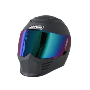 Simpson Motorcycle SPBXX3 Speed Bandit Helmet Adult XXL Matte Black - Picture 1 of 2