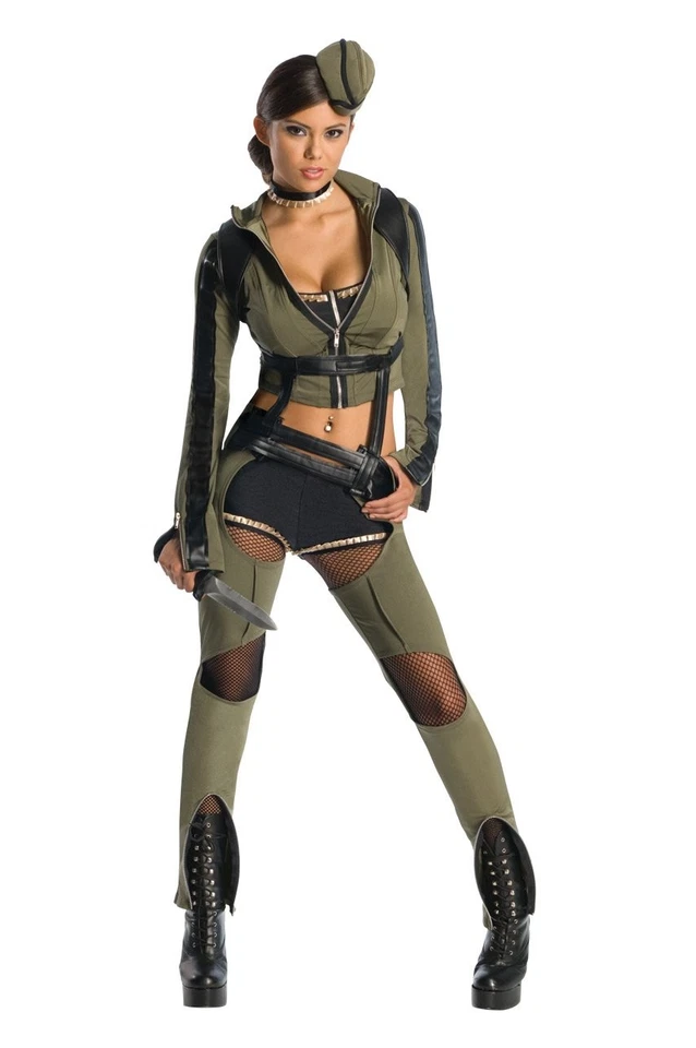 Disfraz Ámbar Lecker Punch Adulto Sexy Soldado Militar Halloween Mediano Foto 1 de 1
