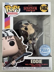 Eddie (Metallic) 1462 ~ Stranger Things ~ Funko Pop Vinyl ~ Television Series π - Picture 1 of 6