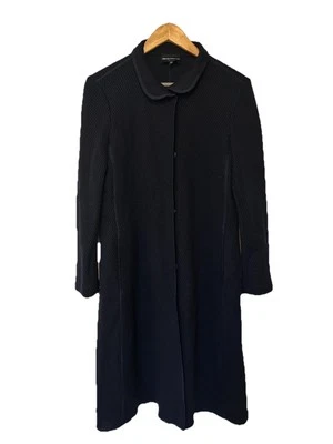 Vestido Abrigo Suéter Emporio Armani Azul Marino Hecho en Italia Talla 40 IT Foto 1 de 4