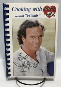 Cooking with Julio and Friends Cookbook, Julio Iglesias Fan Club, 1997 - Picture 1 of 10