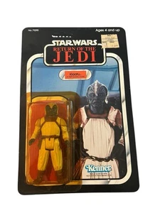 Kenner Star Wars ROTJ Klaatu 1983 traje de guardia de esquife 77 espalda sin usar, en caja sin perforar - Imagen 1 de 9