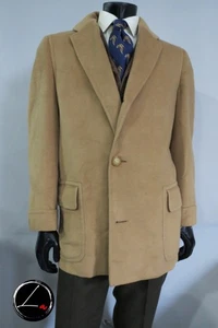 De Colección Madison Clothes Capper & Capper Vicuña Marrón Abrigo Pesado Estilo Abrigo 40 R - Imagen 1 de 12