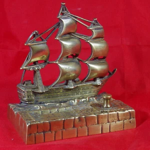 HMS Victory Stiftauflage ordentlich Tintenfass antik Kai Poller Meer Nelson Segeln - Bild 1 von 18