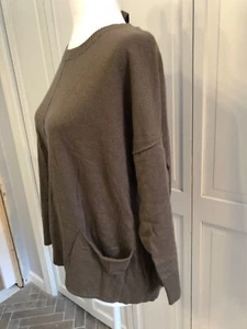 Women’s Sweater Style & Co Medium Olive Green Dolman 3/4 Sleeve Pullover - Picture 1 of 6