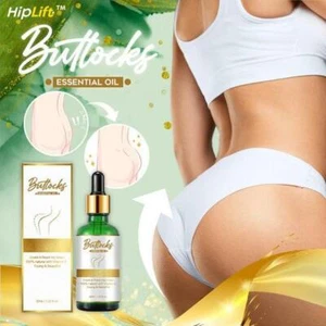 HipLift Buttocks Essential Oil With Dropper Butt Massage Shaping Shaping Oils - Picture 1 of 12
