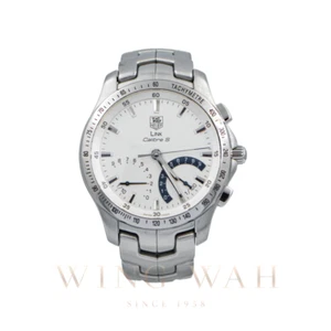 2012 TAG HEUER Link Caliber S Chronograph CJF7111.BA0592 Wrist Watch for Men - Picture 1 of 5