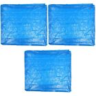 Set Of 3 Inflatable Swimming Pool Cover 10Ft Round Outdoor Rectangle