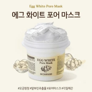 SKIN FOOD Egg White Pore Mask 120g Pore-Refining Mask Pore Care Korean Skin Care - Picture 1 of 11