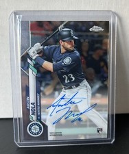 2020 Topps Chrome Rookie RC AUTO Austin Nola Mariners #RA-AN Padres